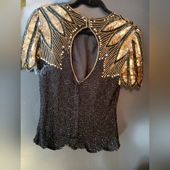 Vintage sequined top - Picture 4 of 15